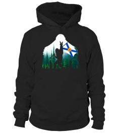 Bigfoot in the forest - Nova Scotia Flag