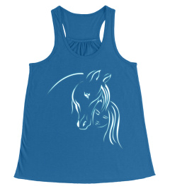 Girl And Horse Gift For Women Teen And Kids Horse Lover T-Shirt