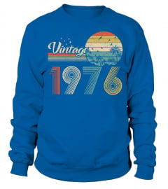 Vintage 1976 Design 44 Years Old 44Th Birthday For Men Women Pullover Hoodie