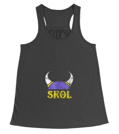 SKOL Tshirt Viking Warrior Hat Beer Drinking Helmet Tee