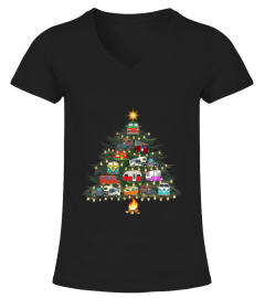 Camper Christmas Tree Vehicles Camping RVing Trailers Gift T-Shirt