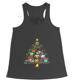 Camper Christmas Tree Vehicles Camping RVing Trailers Gift T-Shirt