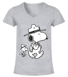Funny Snoopy Woodstock Camping T Shirt