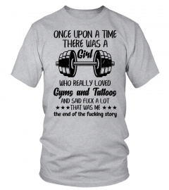 Dumbbell Lifting Girls T-Shirt, There Was A Girl Who Really Gyms & Tattoos, Cussing Girls, Tattoo Lover, Body Building, Workout, Fitness Lady