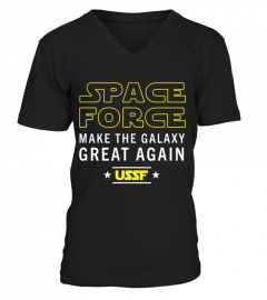 Space Force Trump Make The Galaxy Great Again USSF Nerd Geek T-Shirt