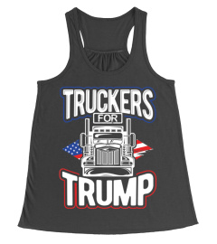 Truckers For Trump 2020 Patriotic Truck Driver Elections T-Shirt