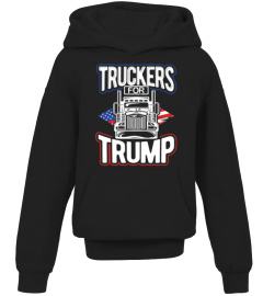 Truckers For Trump 2020 Patriotic Truck Driver Elections T-Shirt