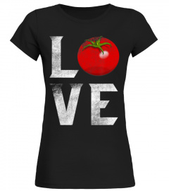 Red Tomato Gardener I Love Gardening Vegetables Vegan Food TShirt