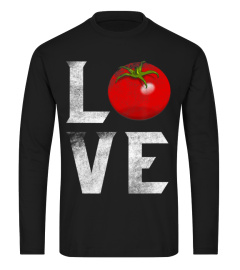 Red Tomato Gardener I Love Gardening Vegetables Vegan Food TShirt