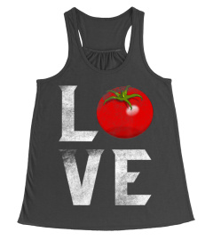 Red Tomato Gardener I Love Gardening Vegetables Vegan Food TShirt