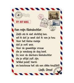 NE - DEKEN  AAN MIJN KLEINDOCHTER - OMA