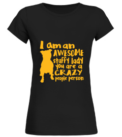 Awesome Staffy Lady Shirts & Hoodies