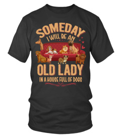 Old Lady In A House Full Of Dogs