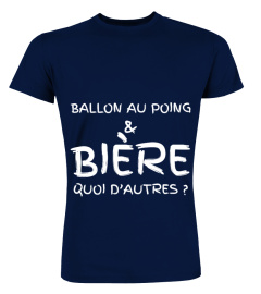 Ballon au poing et bière