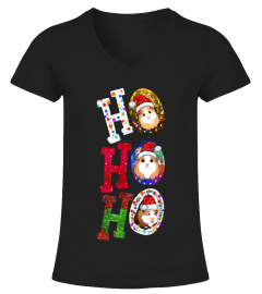 Ho Ho Ho Merry Guinea Pig Christmas T-Shirt