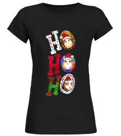 Ho Ho Ho Merry Guinea Pig Christmas T-Shirt