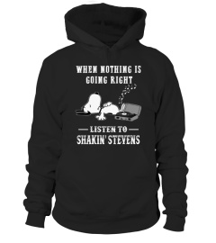 GOING RIGHT LISTEN TO SHAKIN' STEVENS