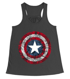 Marvel Captain America Avengers Shield Comic Graphic T-Shirt T-Shirt