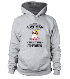 Never underestimate a woman who loves Shih Tzus september shirt