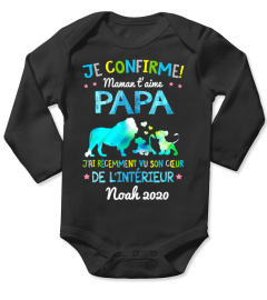 JE CONFIRME MAMAN T'AIME PAPA