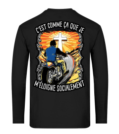 c'est comme ça que je m'éloigne socialement Moto