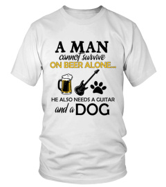 A MAN CANNOT SURVIVE ON BEER ALONE