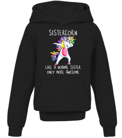 Sistercorn Like A Sister Only Awesome Dabbing Unicorn Shirt