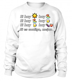 Si hay playa hay alcohol - Callaita Trap Bunny Emoji T-Shirt T-Shirt