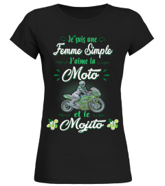 Motarde - Je suis une femme simple j’aime la moto et le mojito