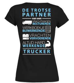 De trotse Partner van een Trucker