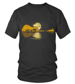 Guitar Lake Shadow Love Guitar T-Shirt