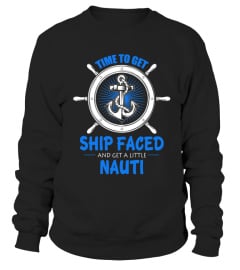 Time-To-Get-Ship-Faced-Get-a-Little-Nauti-Cruise---Mens-Big--Tall-Hoodie