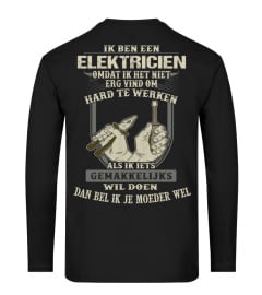 Elektricien - Ik ben een Elektricien  omdat ik het niet erg vind om hard te werken als ik iets gemakkelijks wil doen dan bel ik je moeder wel