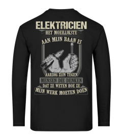 Elektricien - Het moeilijkste aan mijn baan is aardig zijn tegen mensen die denken dat ze weten hoe ze mijn werk moeten doen