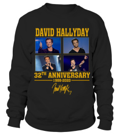 DAVID HALLYDAY 32TH ANNIVERSARY