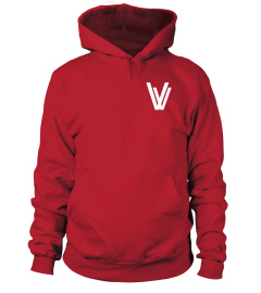 hoodies rouge petit logo