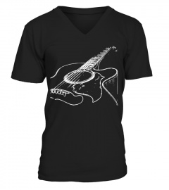 Acoustic Guitar, Guitarist, Musician,  Think Out Loud Apparel, guitar player gift