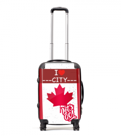 Luggage flag Canada city
