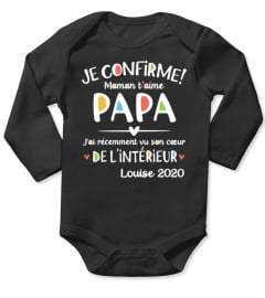 JE CONFIRME ! MAMAN T'AIME PAPA