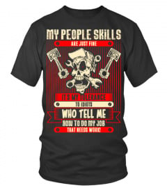 My-People-Skills-Fine-Tolerance-To-Idiots-Mechanic-T-Shirts