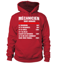 tarif mécanicien