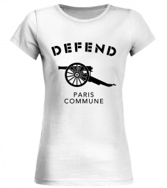 DEFEND PARIS COMMUNE. Noir