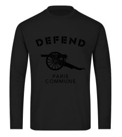 DEFEND PARIS COMMUNE. Noir