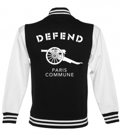 DEFEND PARIS COMMUNE. Blanc - Dos