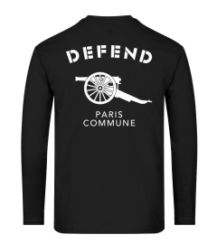 DEFEND PARIS COMMUNE. Blanc - Dos