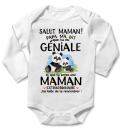 SALUT MAMAN PAPA M'A DIT QUE TU ES GENIALE