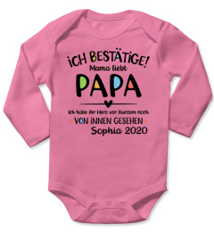 ICH BESTÄTIGE! MAMA LIEBT PAPA