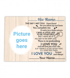 US - THE DAY I MET YOU CUSTOM CANVAS
