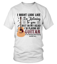 In my head I'm playing my guitar