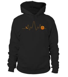 Funny Nurse Pumpkin Heartbeat Halloween Nurse And Doctor T-Shirt